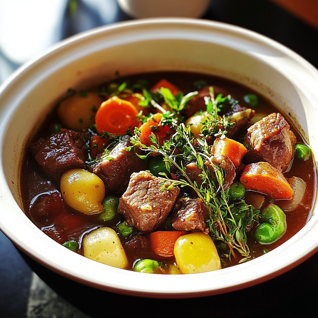 Ragoût boeuf légumes