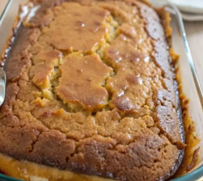 Pouding chômeur au sirop d’érable sans œuf