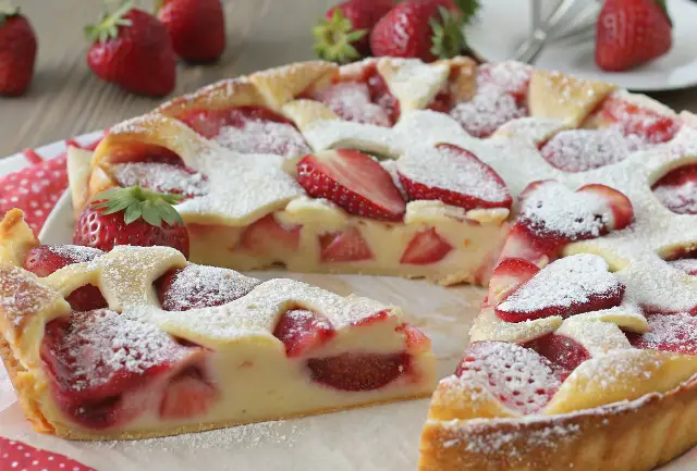 clafoutis aux fraises
