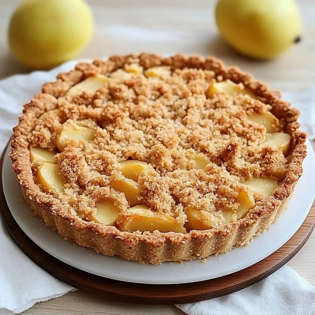 Recette Tarte Crumble Pomme